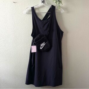 ✨Nike | Women's Dri-Fit Bliss | Black Training Dress | Swoosh | EUC